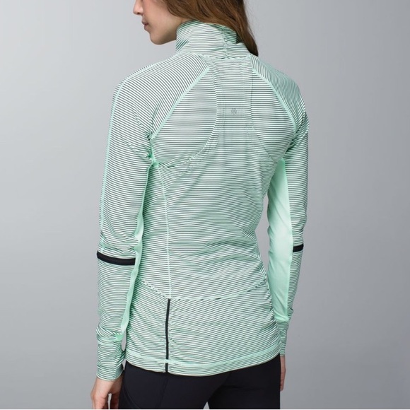 Lululemon Athletica Mint Striped Sweatshirt - Picture 2 of 10